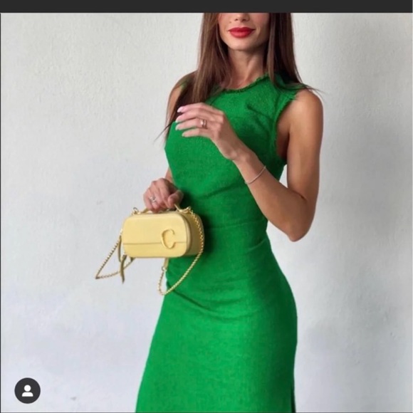 Zara blogger texture weave dress - Picture 12 of 15